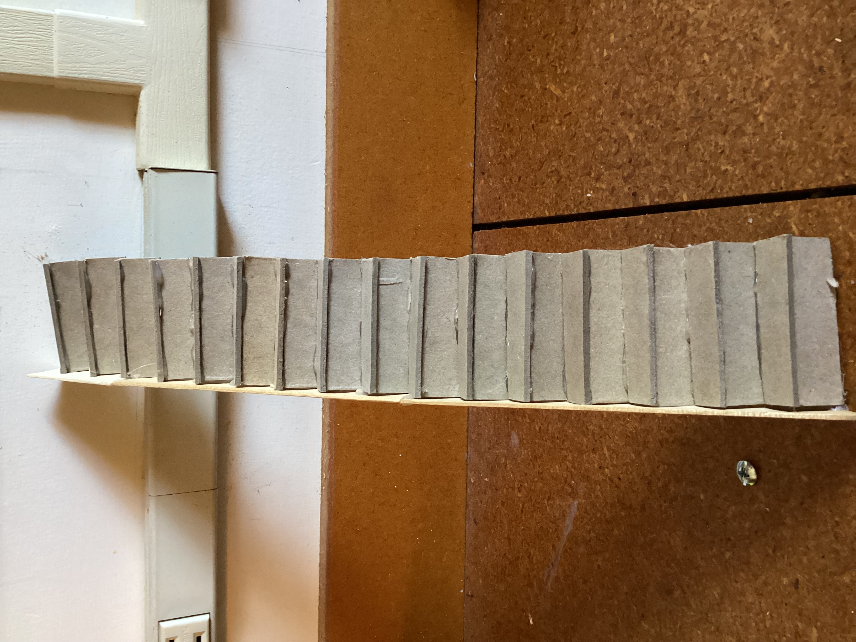 warped stairs twisting to side